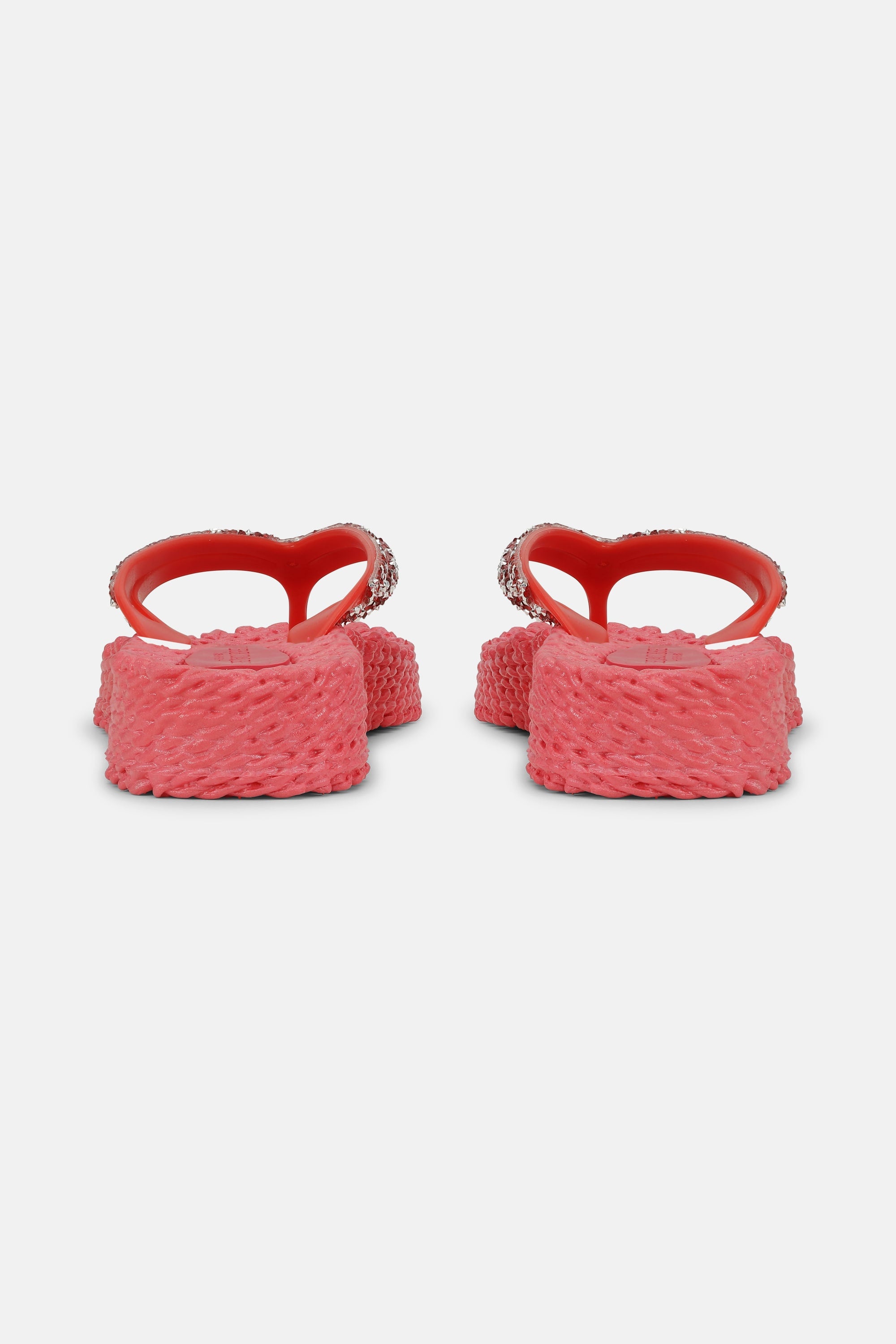 Platform Flip-flops Glitrende Steiner - Raspberry